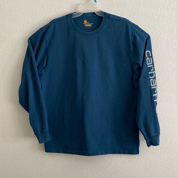 CARHARTT Men’s Original Fit Long Sleeves T Shirt Size M - Picture 1 of 4